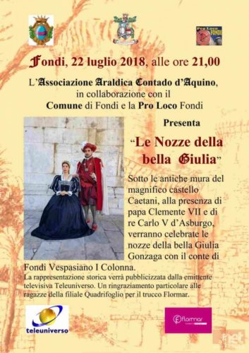 Fondi---Locandina-le-nozze-della-bella-Giulia-Gonzaga-22-luglio-2018
